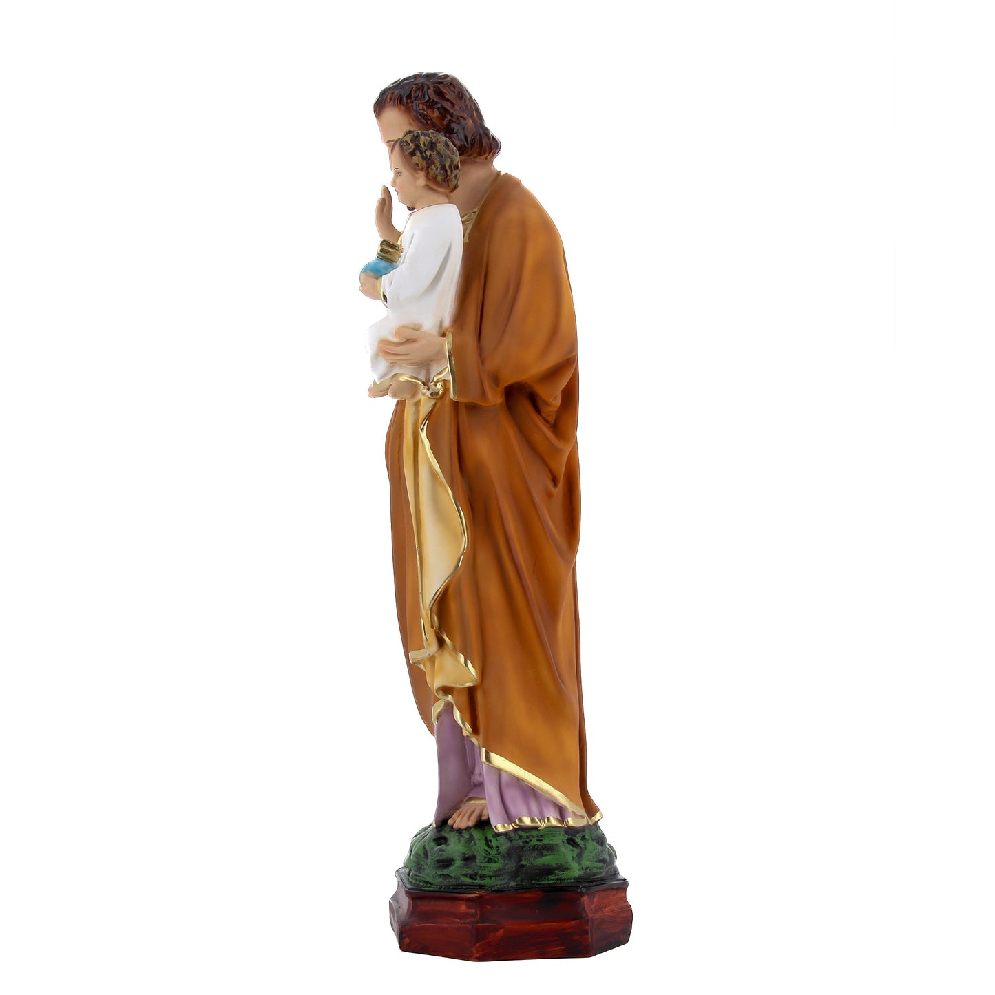 Statua san Giuseppe, in resina vuota. Altezza 65 cm