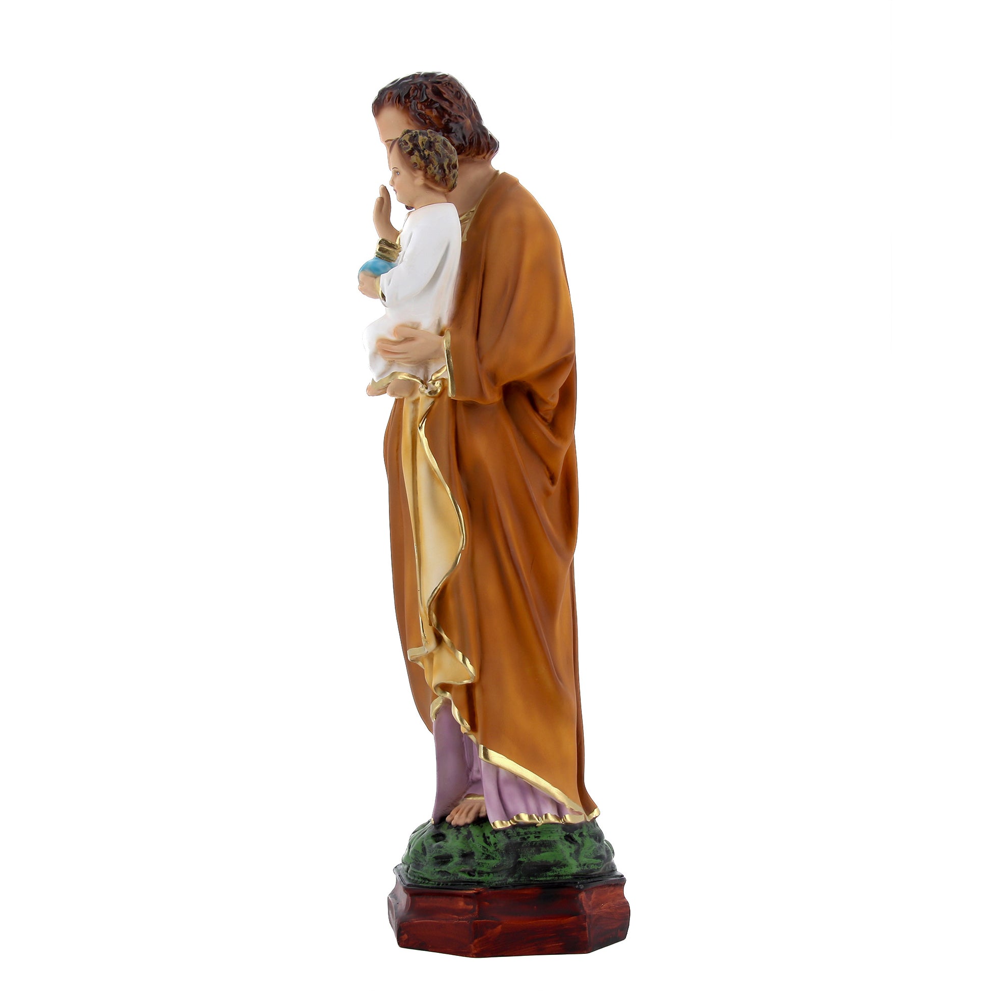 Statua san Giuseppe, in resina vuota. Altezza 65 cm