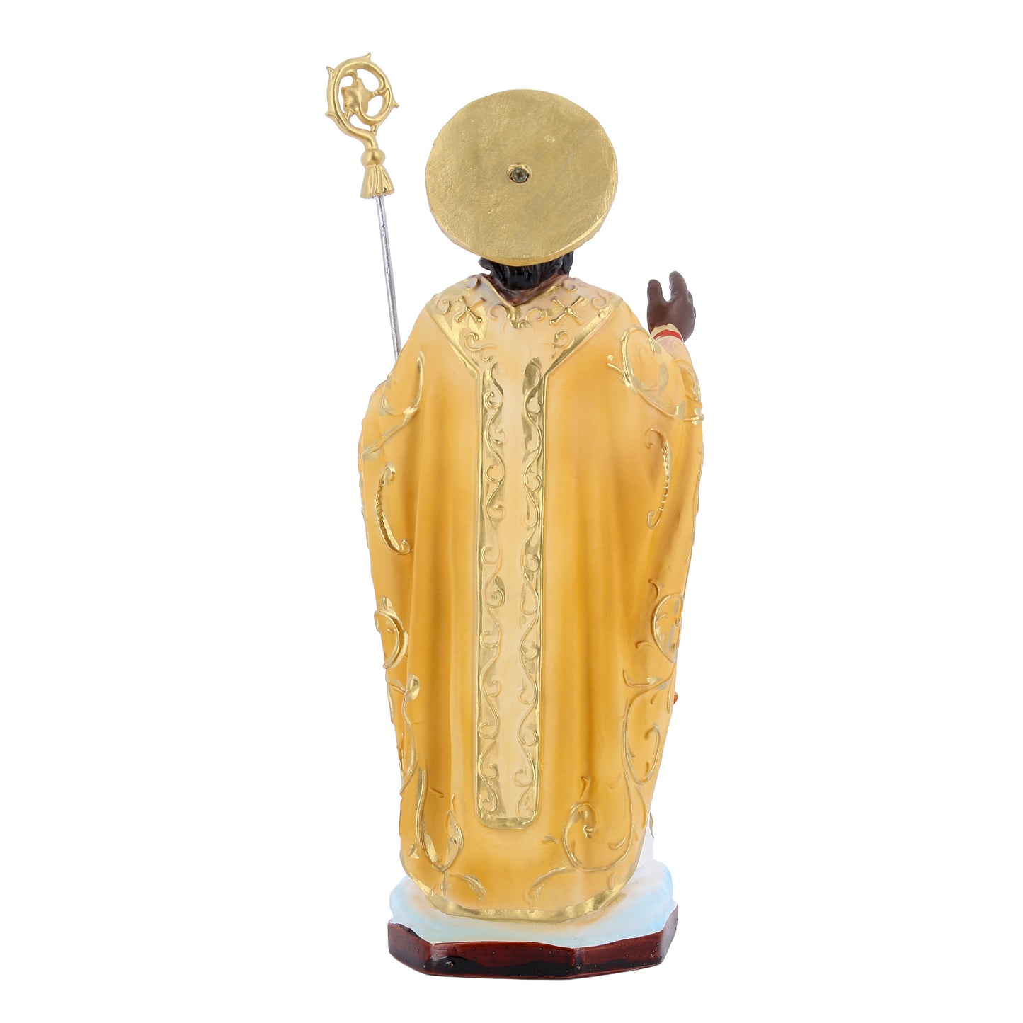 Statua San Nicola di Bari in resina. Altezza 28,5 cm