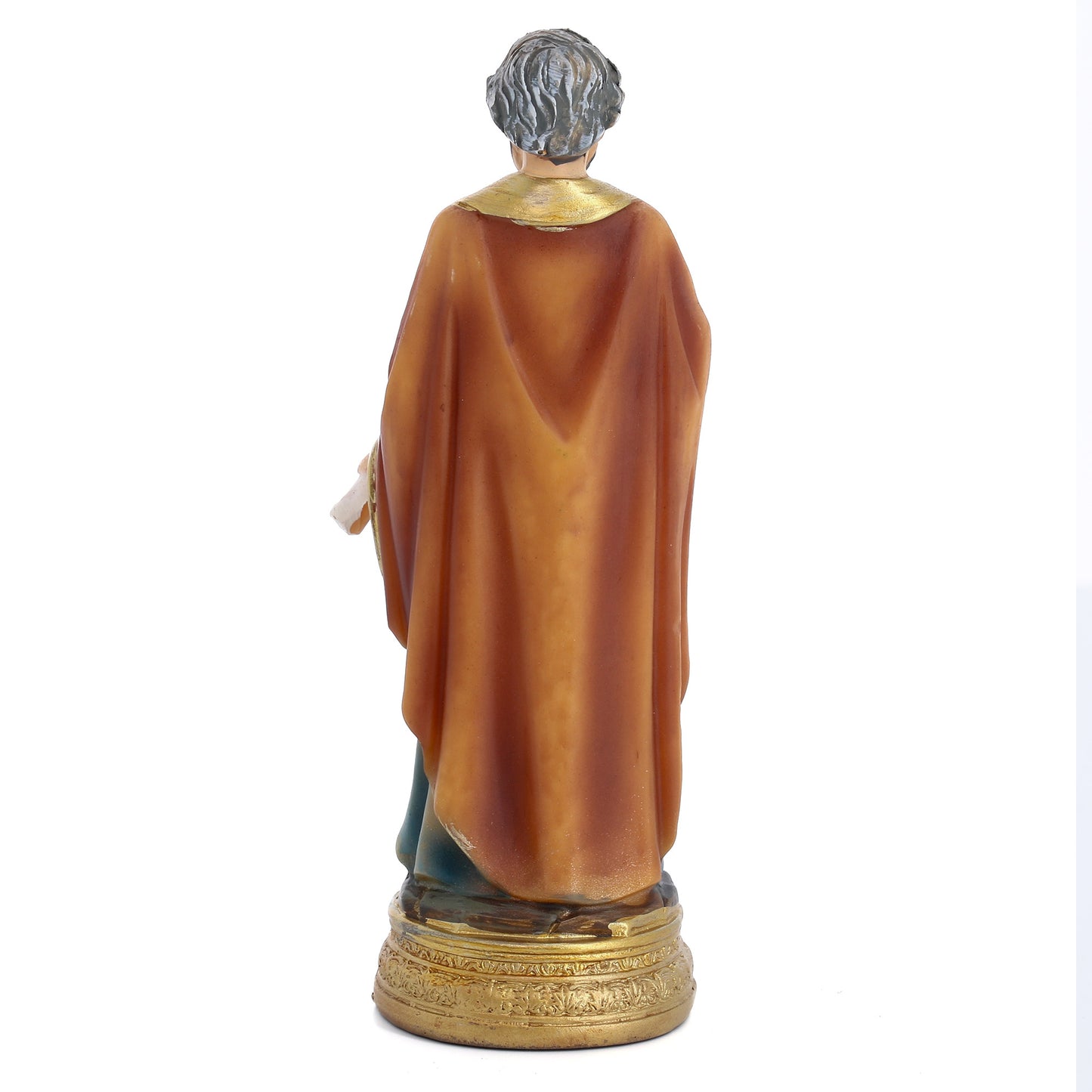 Statua San Pietro in resina. Altezza 12,5 cm