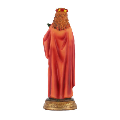 Statua Santa Filomena in resina. Altezza 19,4 cm