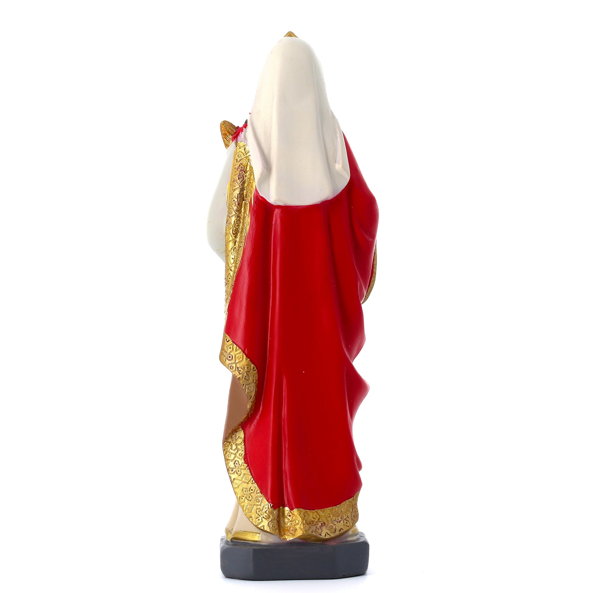 Statua Santa Lucia in resina. Altezza 19,5 cm
