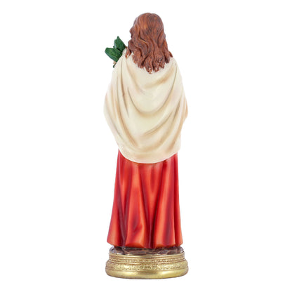 Statua Santa Maria Goretti in resina. Altezza 20,2 cm