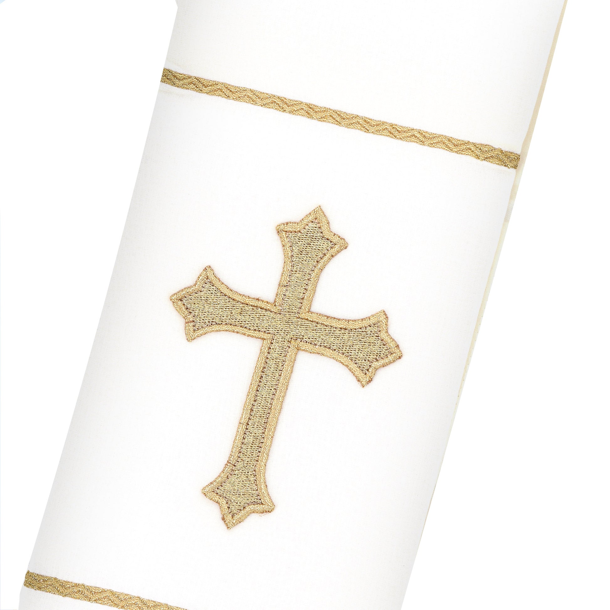 Stola sacerdotale con ricamo Gesù Misericordioso e Croce