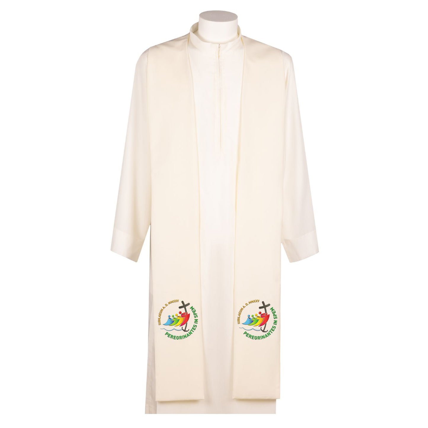 Stola sacerdotale ricamata con logo Giubileo