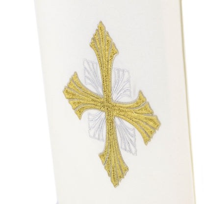 Stola sacerdotale con ricamo croci dorate