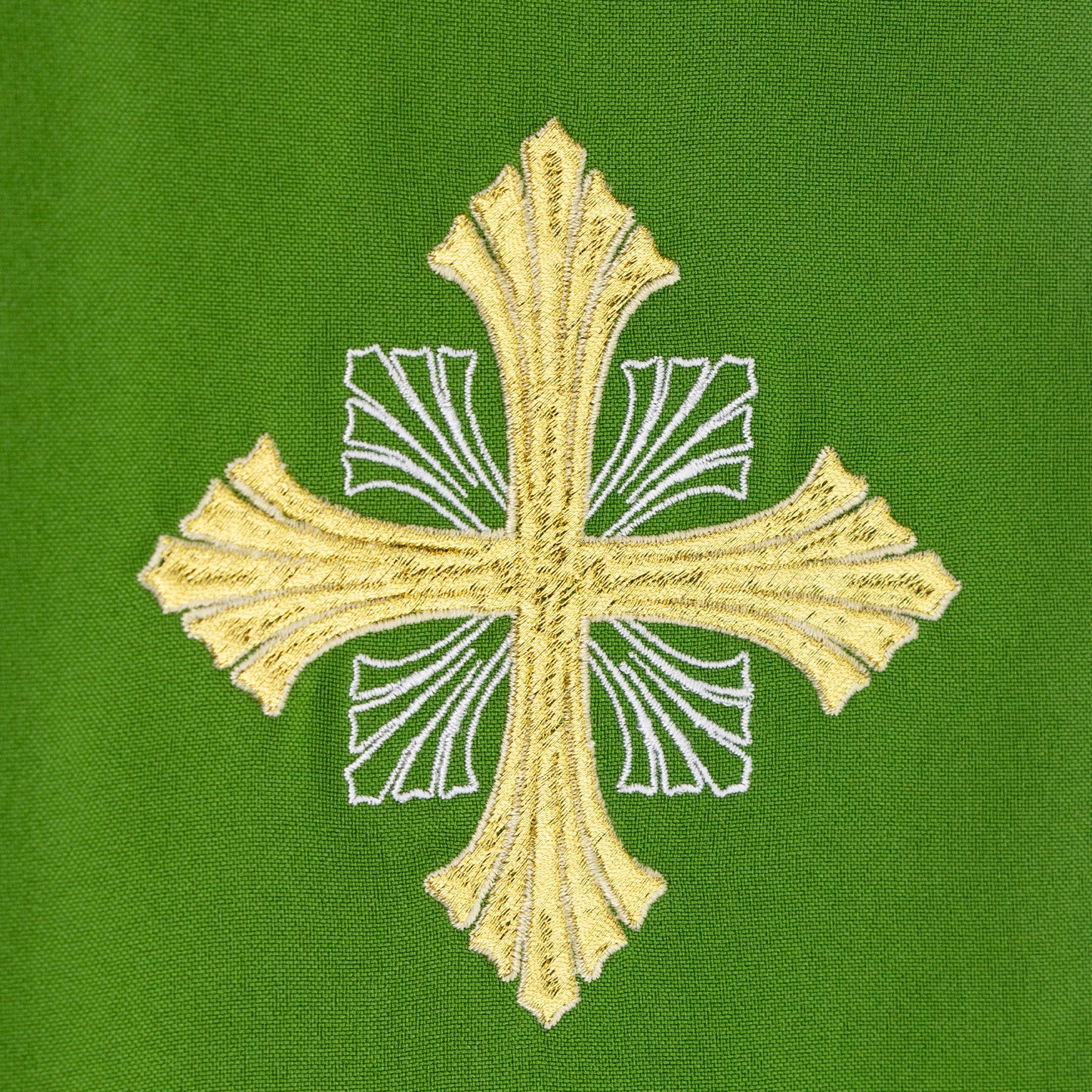 Stola sacerdotale con ricamo croci dorate