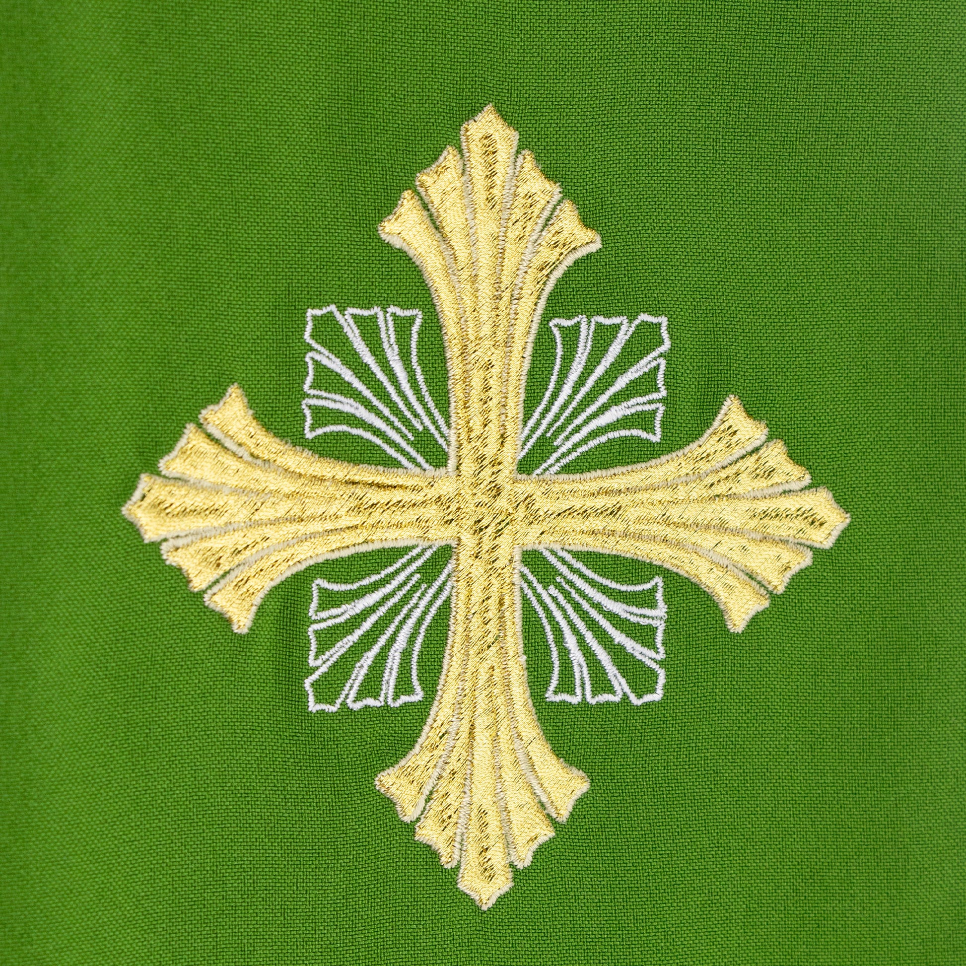 Stola sacerdotale con ricamo croci dorate
