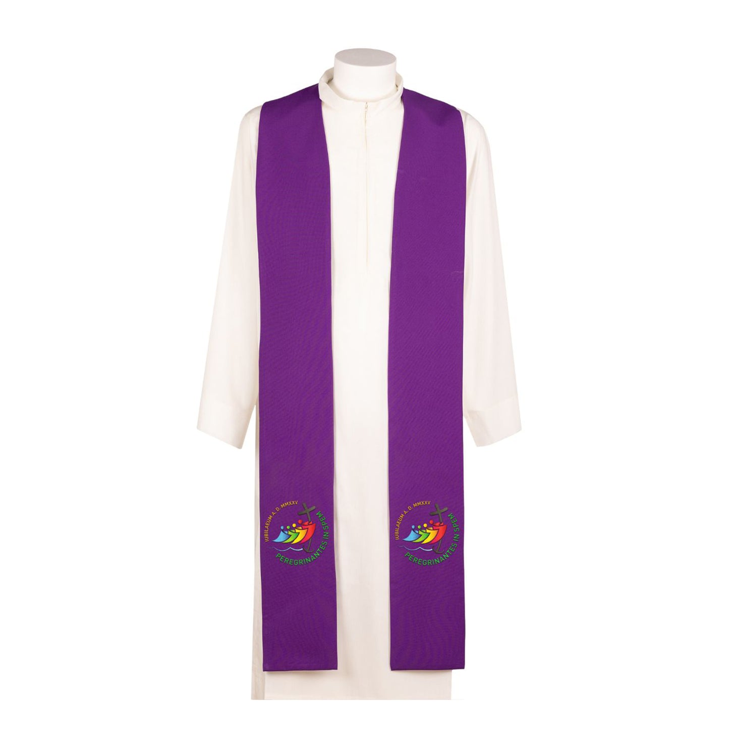 Stola sacerdotale ricamata con logo Giubileo