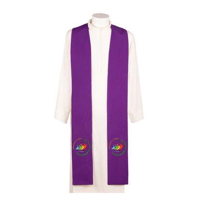 Stola sacerdotale ricamata con logo Giubileo