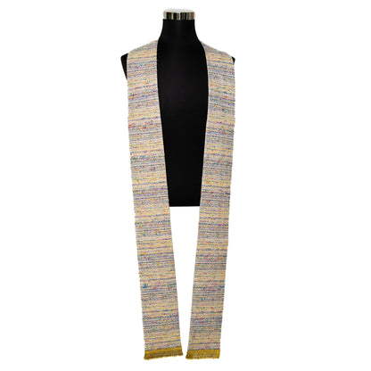 Stolone in stoffa jaquard, multicolore. Misto cotone
