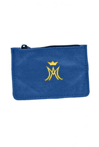 Portacorona in pelle con zip