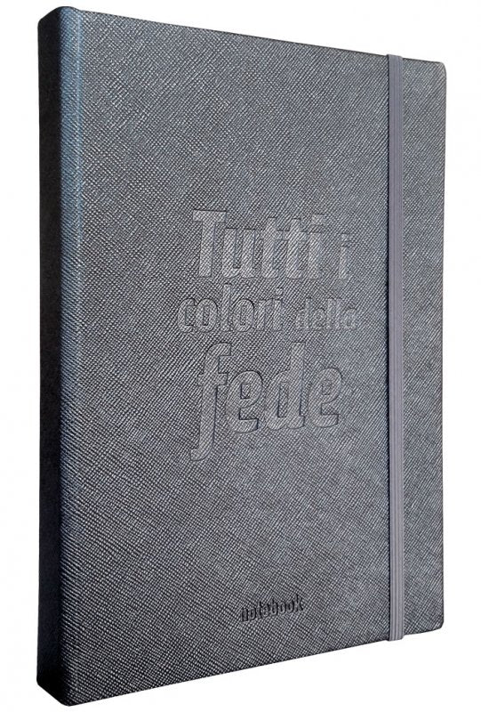 Notebook "Tutti i colori della Fede" con interno a pagina bianca  14x21 cm.