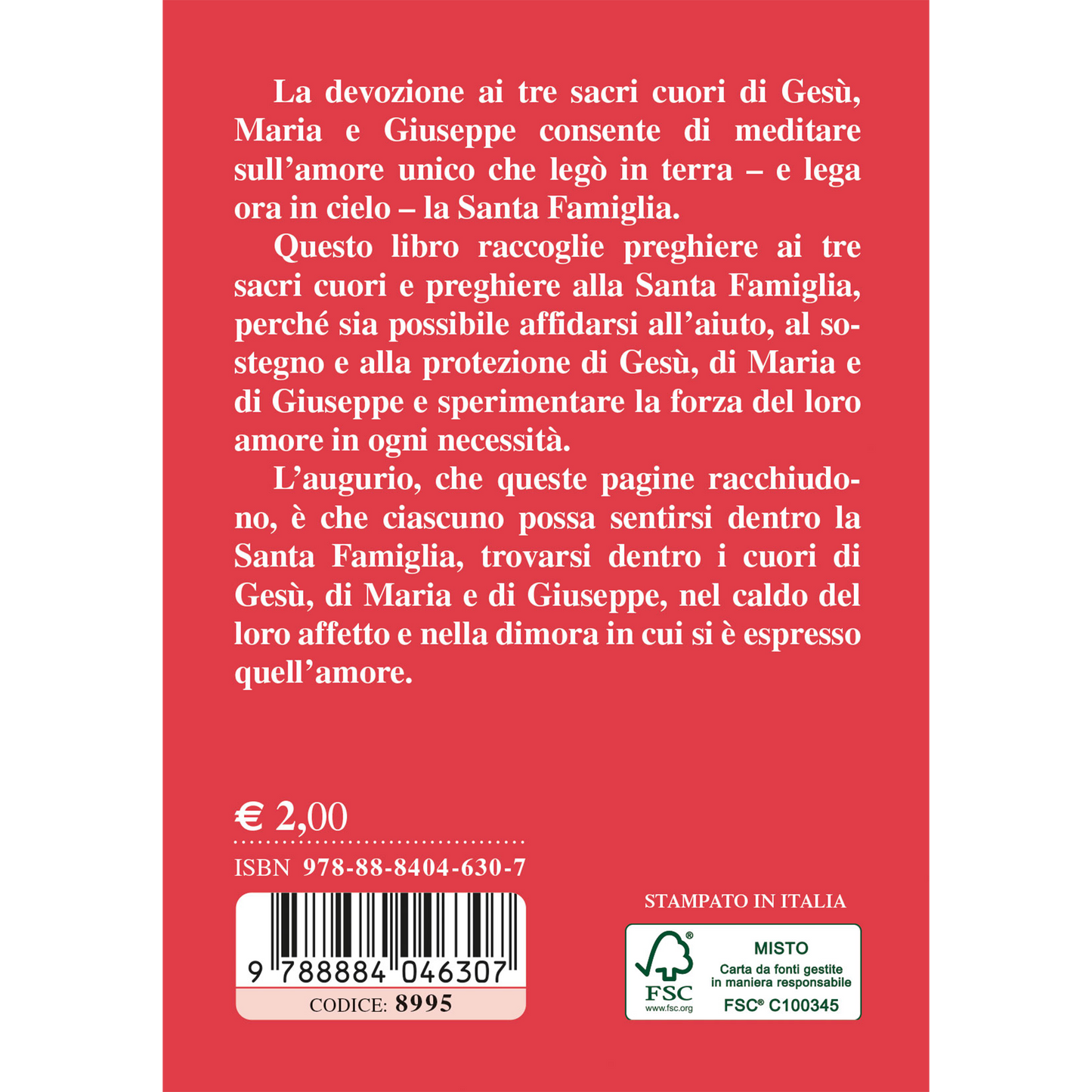Affidamento ai tre Sacri Cuori