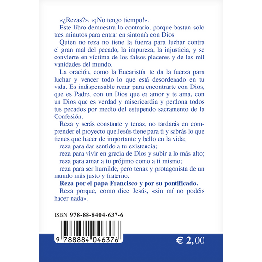 Tres minutos para Dios