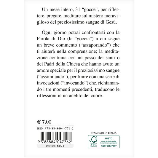 Un mese con il Preziosissimo Sangue