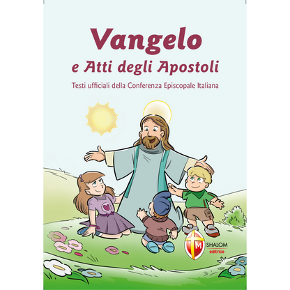 Vangelo e Atti degli Apostoli. Nuova versione ufficiale della Conferenza Episcopale Italiana. Copertina illustrata per ragazzi