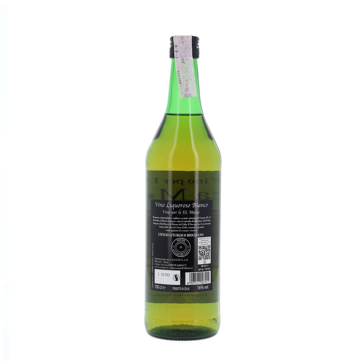 Vino Santa Messa liquoroso dolce bianco1 L